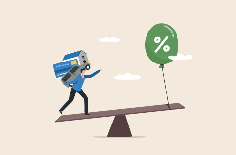 Debt inflation.Raising interest rates